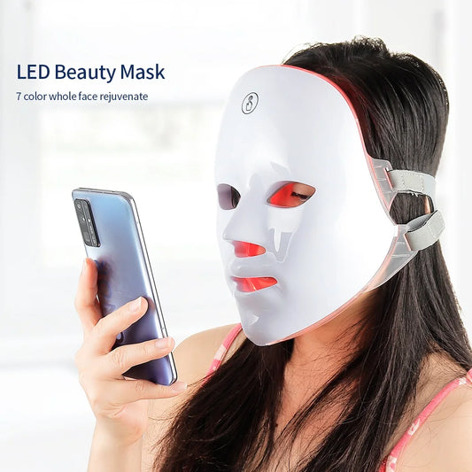 GenovaGlow Wireless LED Face Mask