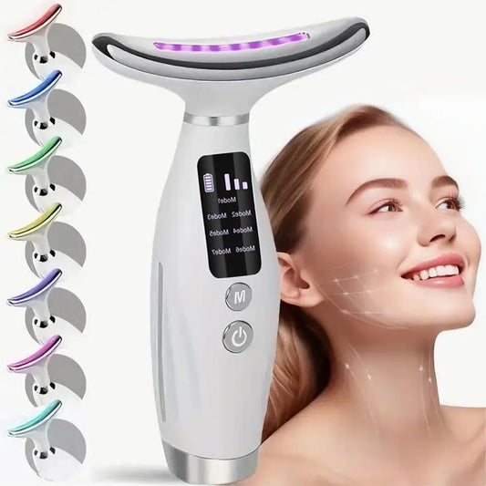 GenovaGlow 7-in-1 LED Face & Neck Sculpting Wand
